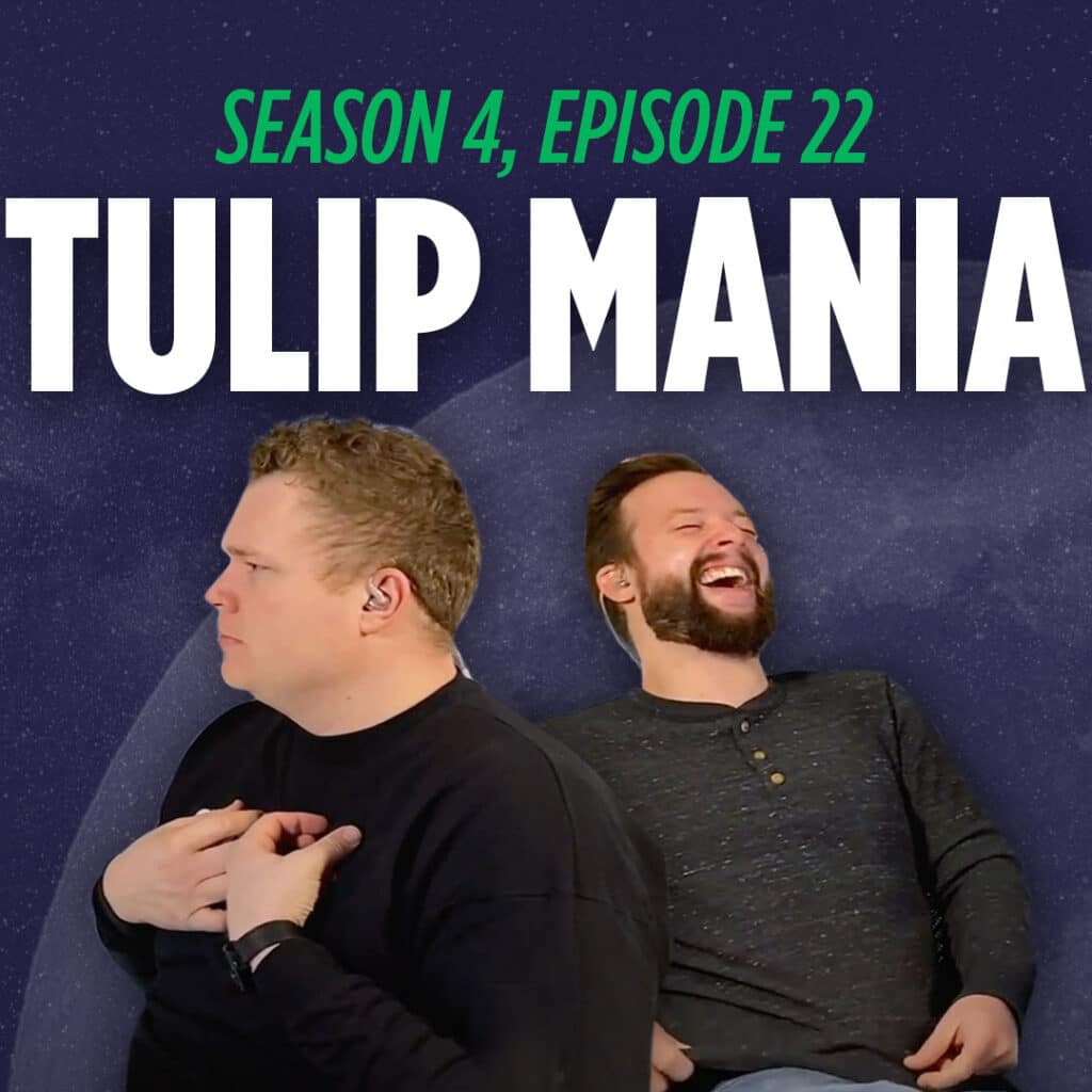 Tim and Jaron laugh about Tulip Mania