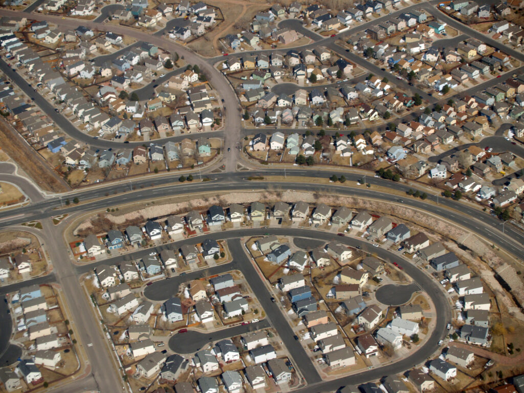 The Suburbs outside of Colorado Springs, CO
