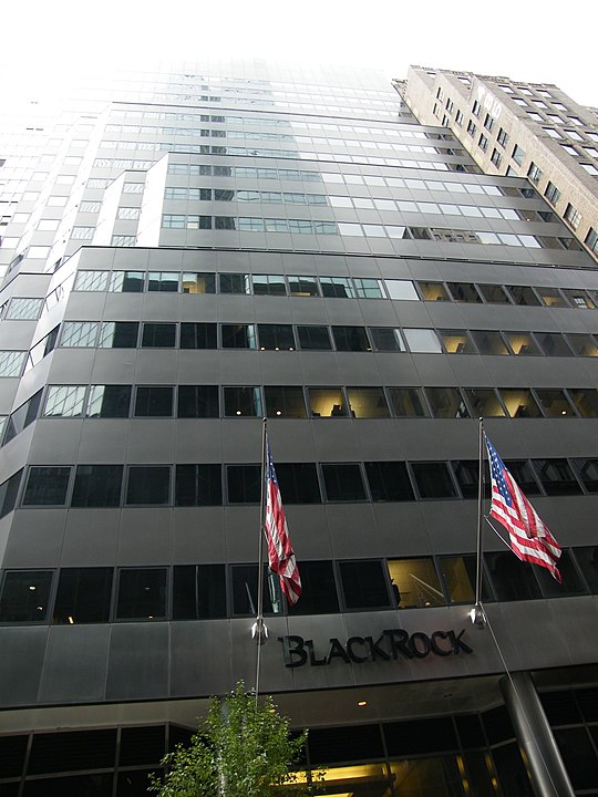 BlackRock's headquarters in downtown New York City