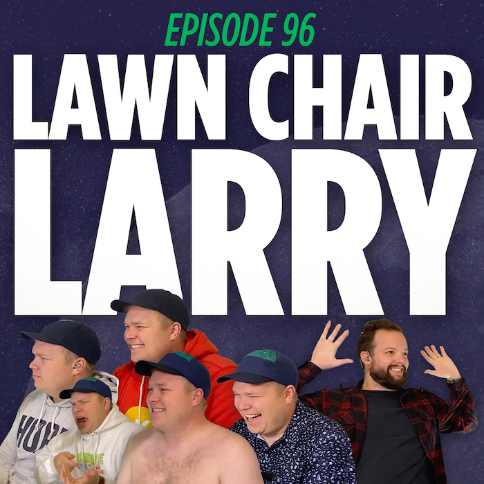 Tim Stone and Jaron Myers talking about Lawn Chair Larry