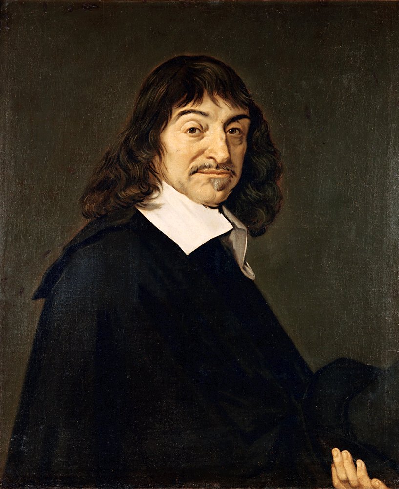 Philosopher and Epistemologist Rene Descartes portrait 