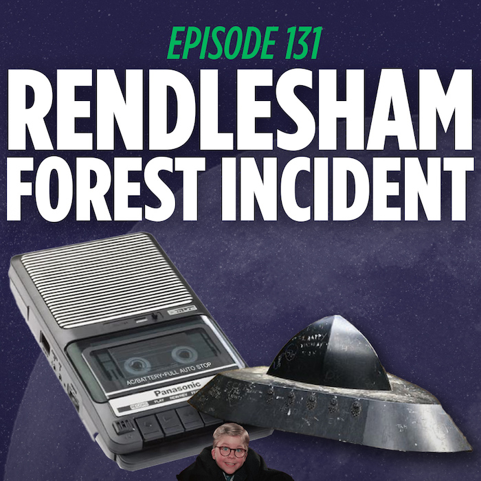 The ufo found during the rendlesham forest incident and a tape recorder like the one used during the alien encounter