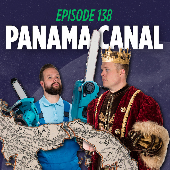 Tim Stone and Jaron Myers saw the Isthmus of Panama in half to form the Panama Canal