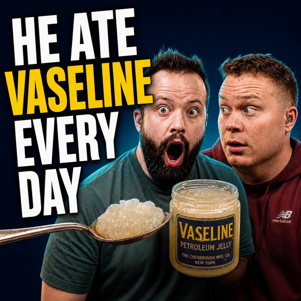 A spoonful of vaseline in front of comedy podcasters jaron myers and Tim Stone